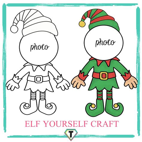 Free Printable Elf Template To Put Face In