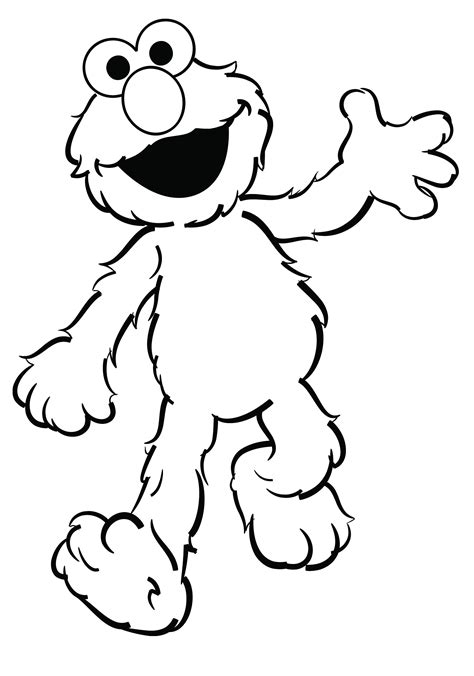 Free Printable Elmo Coloring Sheets
