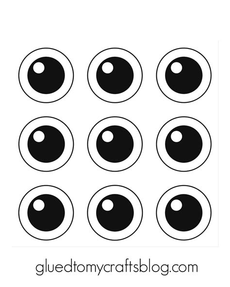 Free Printable Eyes For Crafts