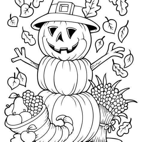 Free Printable Fall Coloring Pages