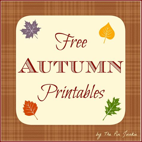 Free Printable Fall Images