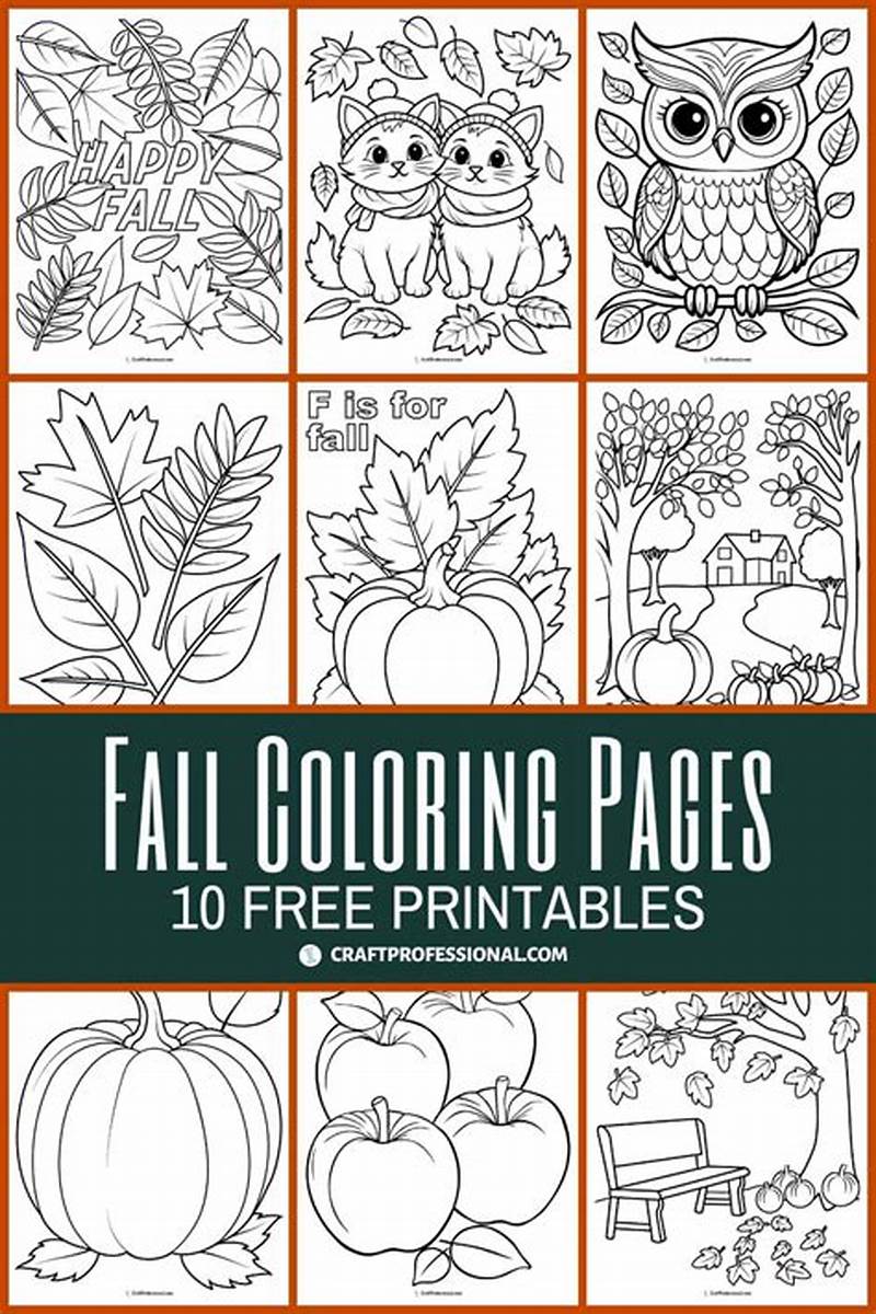 Free Printable Fall Pictures To Color
