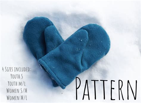 Free Printable Fleece Mitten Pattern