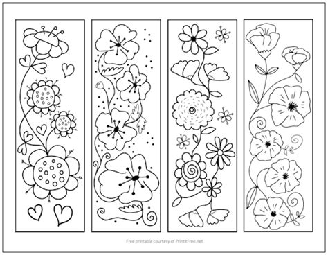 Download Free Printable Flower Bookmarks,Printable Flowers Images,Bookmarks
Flowers Easy Edite
