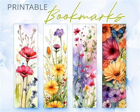 Download Free Printable Flower Bookmarks,Printable Flowers Images,Bookmarks
Flowers Printable