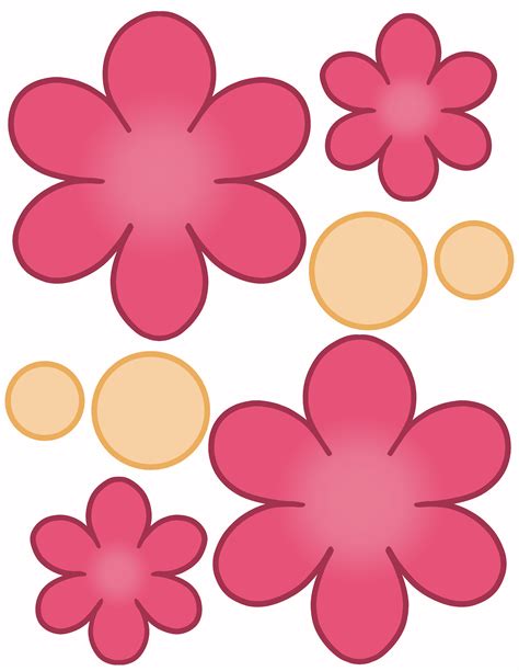 Free Printable Flower Template