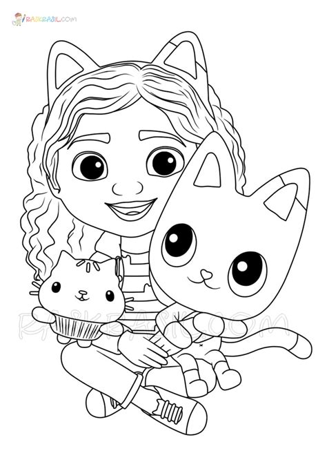 Free Printable Gabbys Dollhouse Coloring Pages