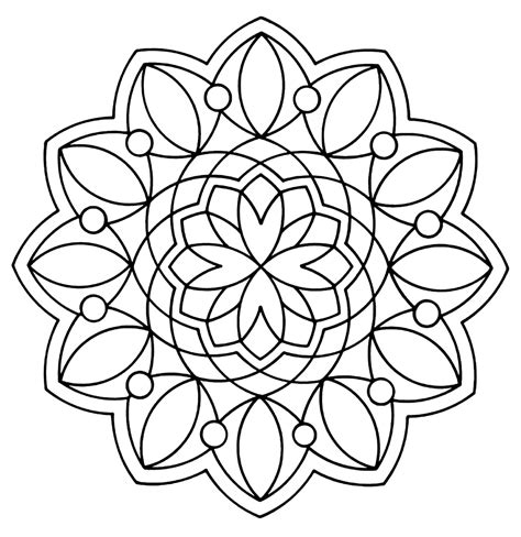 Free Printable Geometric Coloring Pages