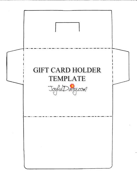 Free Printable Gift Card Holder