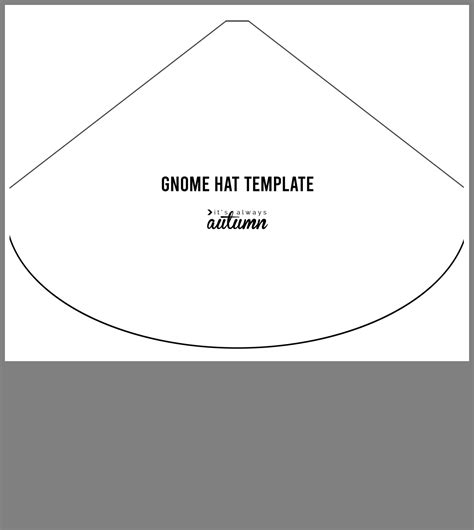 Free Printable Gnome Hat Pattern