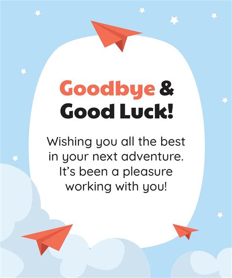 Free Printable Goodbye Cards For Coworkers