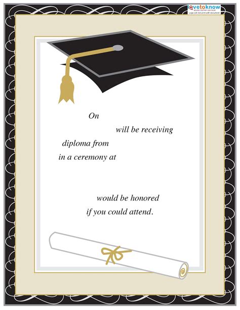 Free Printable Graduation Announcement Templates