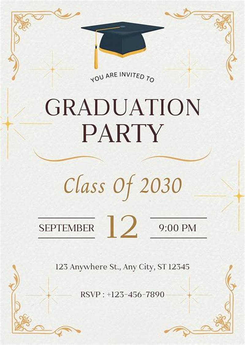 Free Printable Graduation Invitations