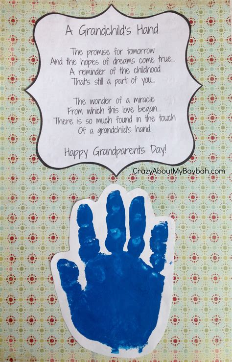 Free Printable Grandparents Day Crafts