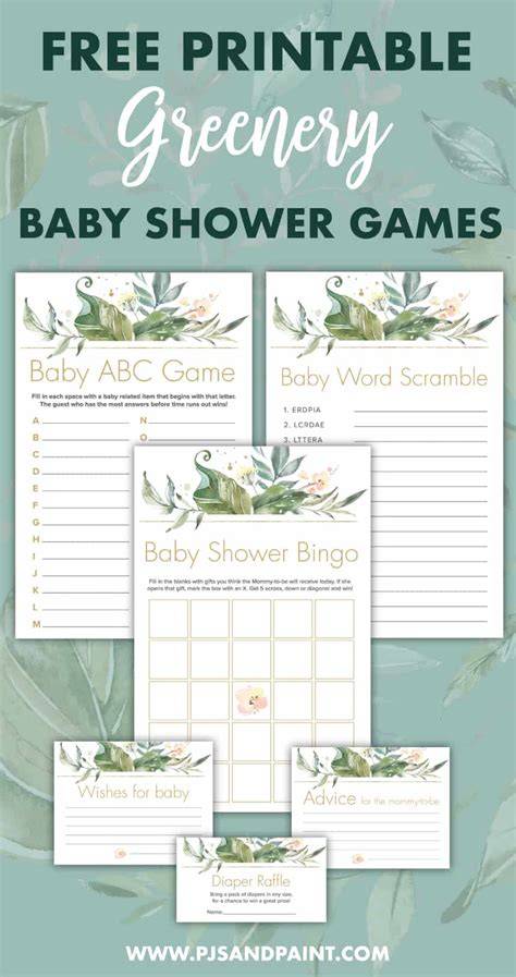 Free Printable Greenery