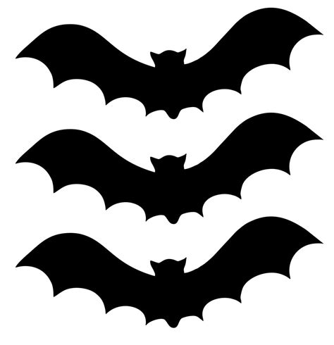 Free Printable Halloween Bat Templates