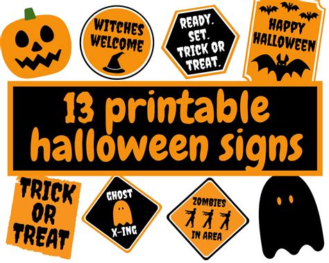Free Printable Halloween Signs Printable