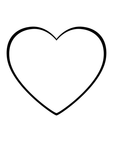 Free Printable Hearts Template