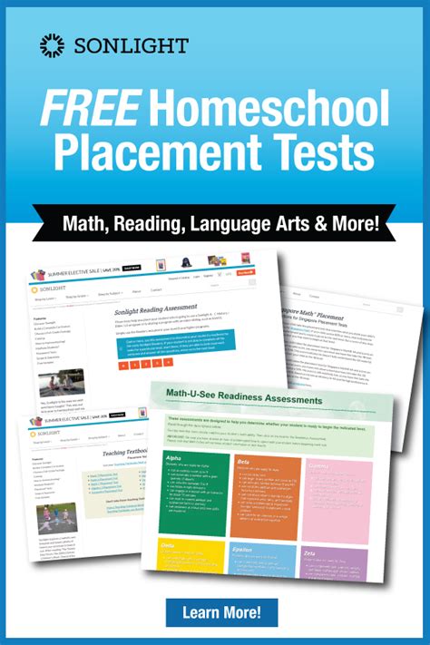 Free Printable Homeschool Assessment Test