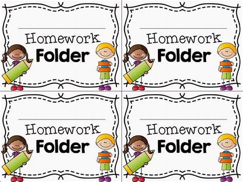 Free Printable Homework Folder Labels
