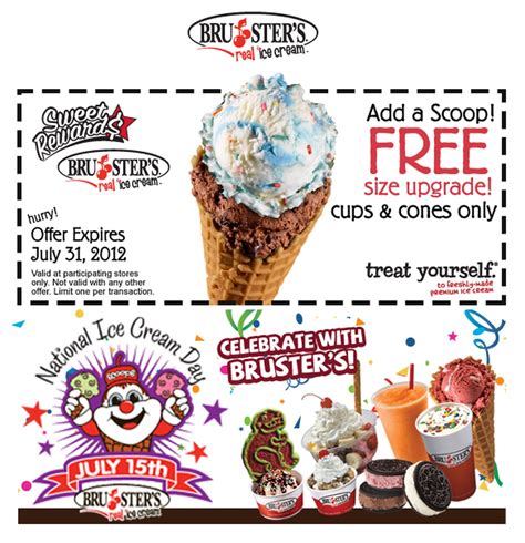 Free Printable Ice Cream Coupons