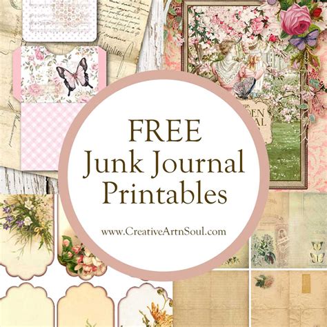 Free Printable Junk Journal Kits