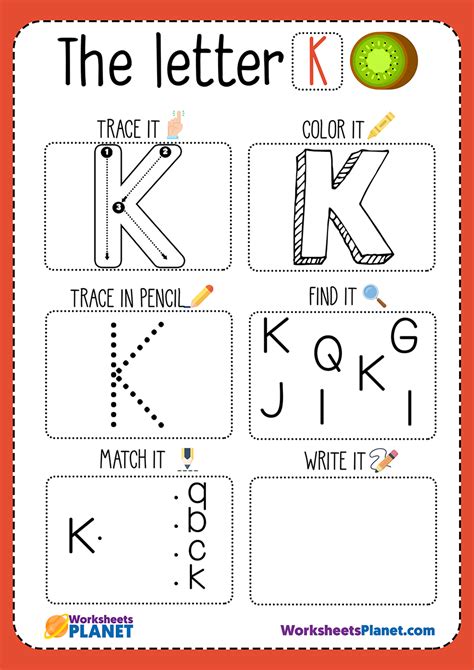 Free Printable Letter K Worksheets