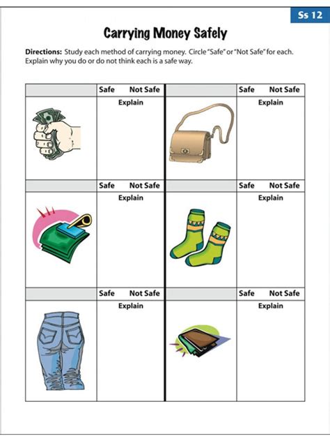 Free Printable Life Skills Worksheets For Special Needs Students Pdf