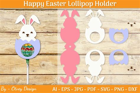 Free Printable Lollipop Template Easter
