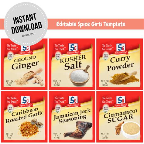 Free Printable Mccormick Spice Labels For Costumes