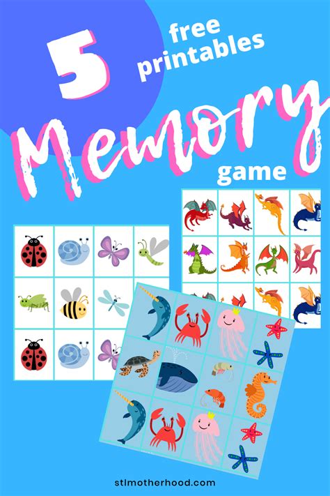 Free Printable Memory Games