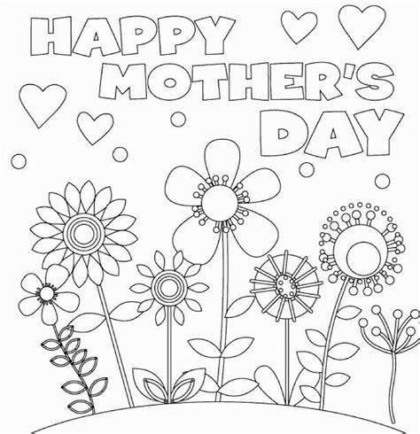 Free Printable Mother's Day Coloring Cards