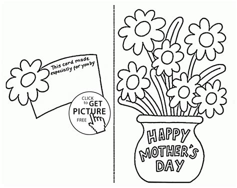 Free Printable Mothers Day Cards To Color Pdf