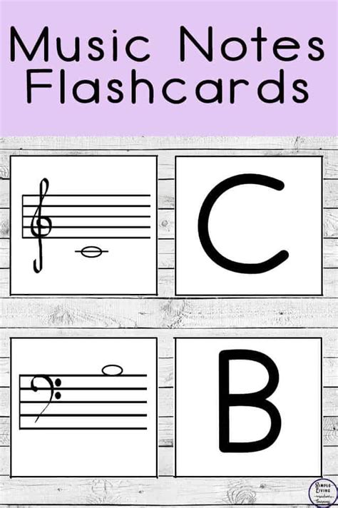 Free Printable Music Note Flashcards