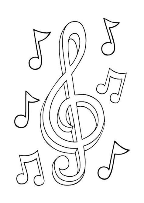 Free Printable Music Notes Coloring Pages