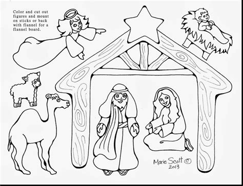 Free Printable Nativity Scene Patterns