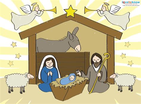 Free Printable Nativity Scenes