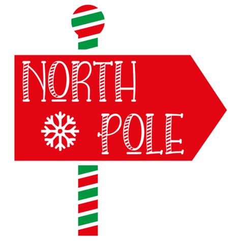 Free Printable North Pole Sign