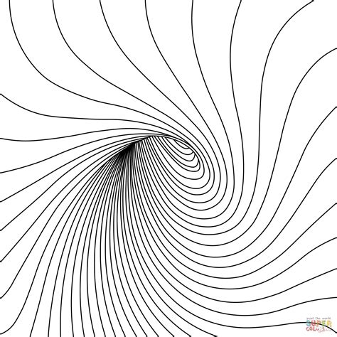 Free Printable Optical Illusion Coloring Pages