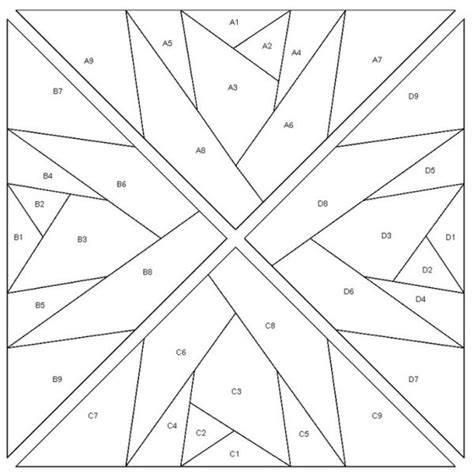 Free Printable Paper Piecing Patterns For Quilting 15 Inch