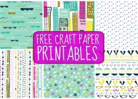 Free Printable Papers For Crafting