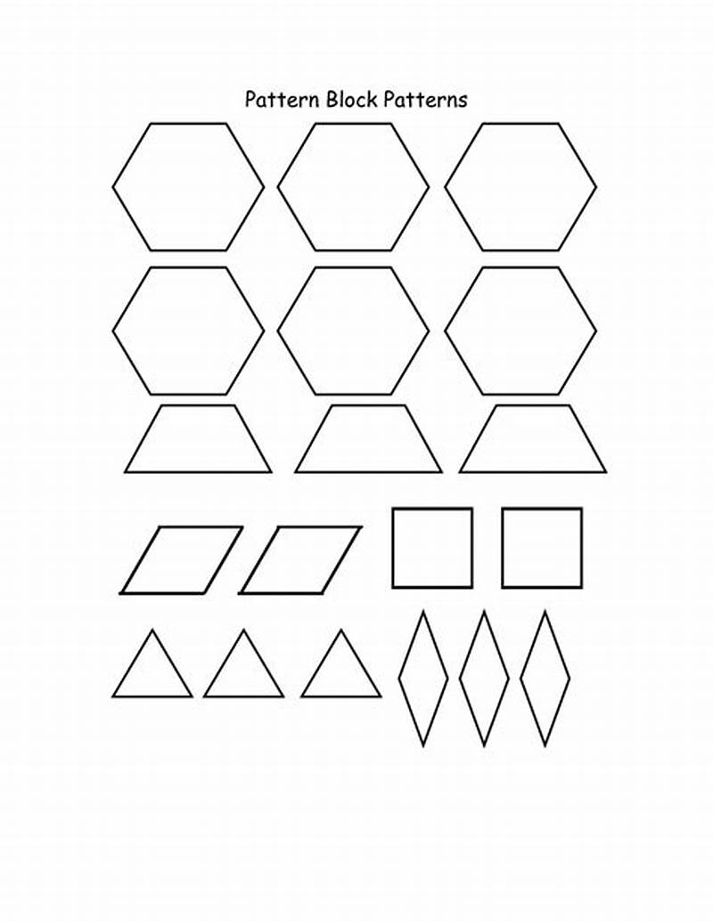Free Printable Pattern Block Shapes Printable