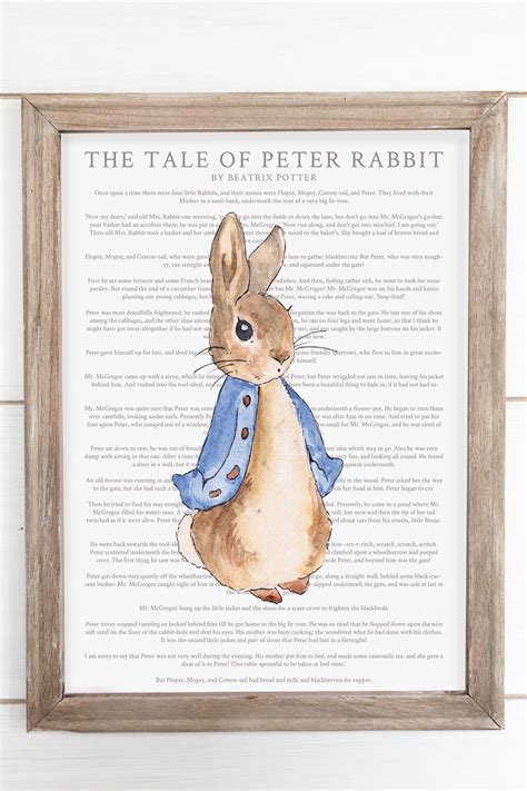 Free Printable Peter Rabbit