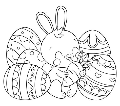 Free Printable Preschool Easter Coloring Pages