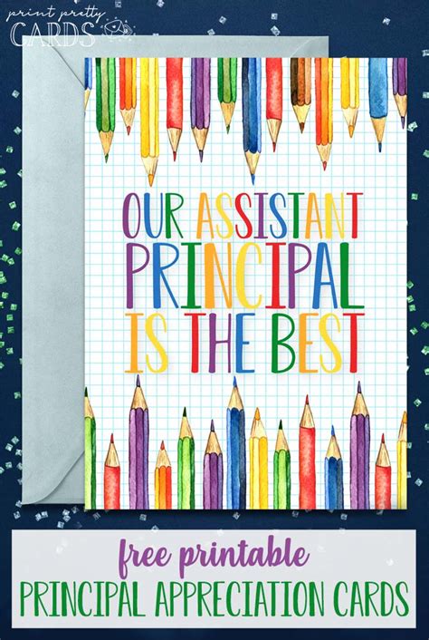 Free Printable Principal Appreciation Cards