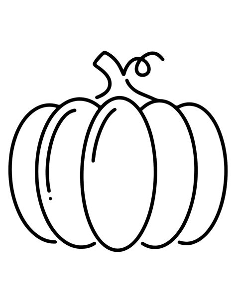 Free Printable Pumpkin Outline