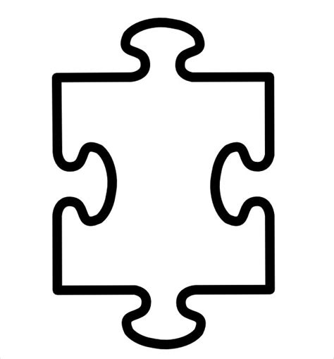 Free Printable Puzzle Pieces Template