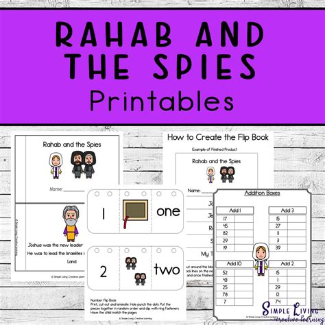 Free Printable Rahab And The Spies Craft