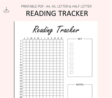 Free Printable Reading Tracker
