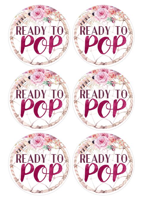 Free Printable Ready To Pop Popcorn Labels - Free Printable